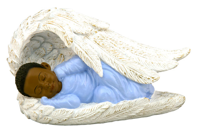 Baby Boy in Angel Wing 3.5x6             New!